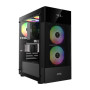 Gamdias AURA GC5 Digital Display Mesh RGB Mid-Tower ATX Gaming Casing