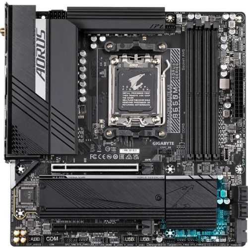 GIGABYTE B650M AORUS ELITE AX AM5 AMD DDR5 MOTHERBOARD